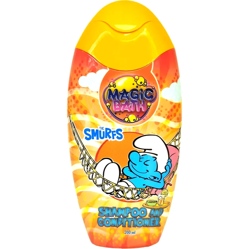 The Smurfs The Smurfs Magic Bath Shampoo & Conditioner σαμπουάν και μαλακτικό για παιδιά 200 ml