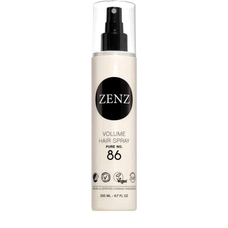 ZENZ Organic ZENZ Organic Pure No. 86 λακ μαλλιών για μέτριο κράτημα 200 ml