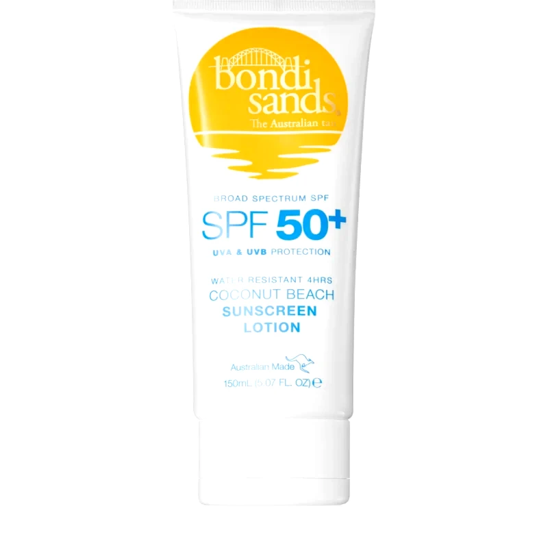 Bondi Sands Bondi Sands SPF 50+ Coconut Beach αντηλιακή κρέμα για σώμα SPF 50+ με άρωμα Coconut 150 ml