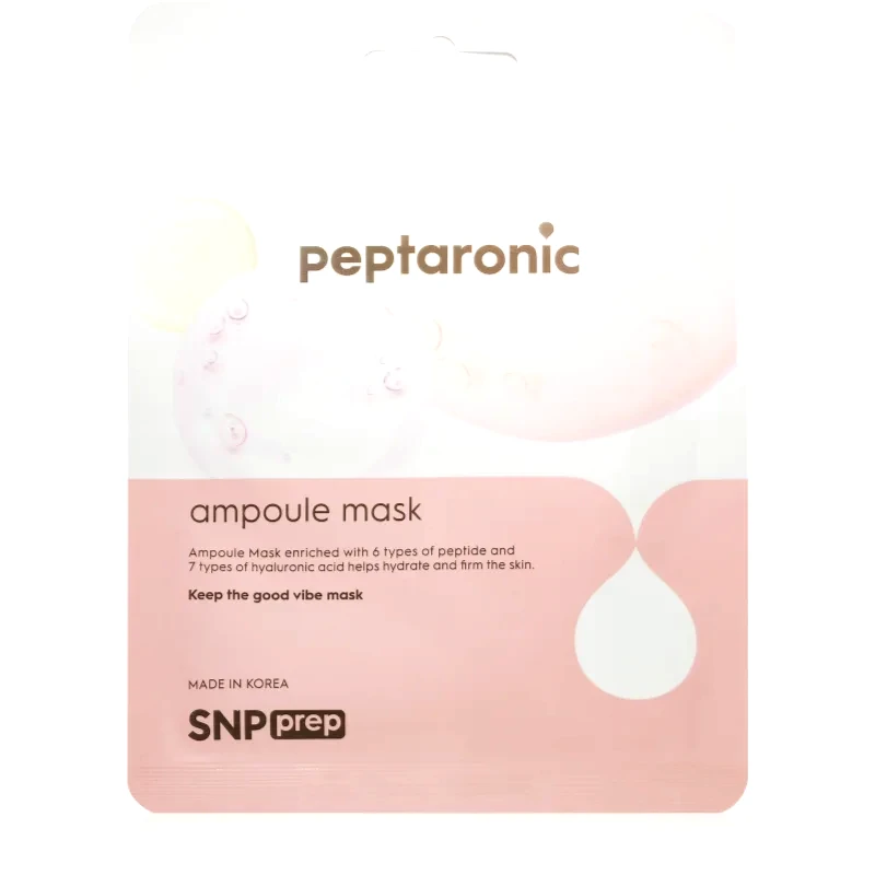 SNP SNP Prep Peptaronic φύλλο μάσκας με ενυδατική και αναζωογονητική επίδραση 25 ml