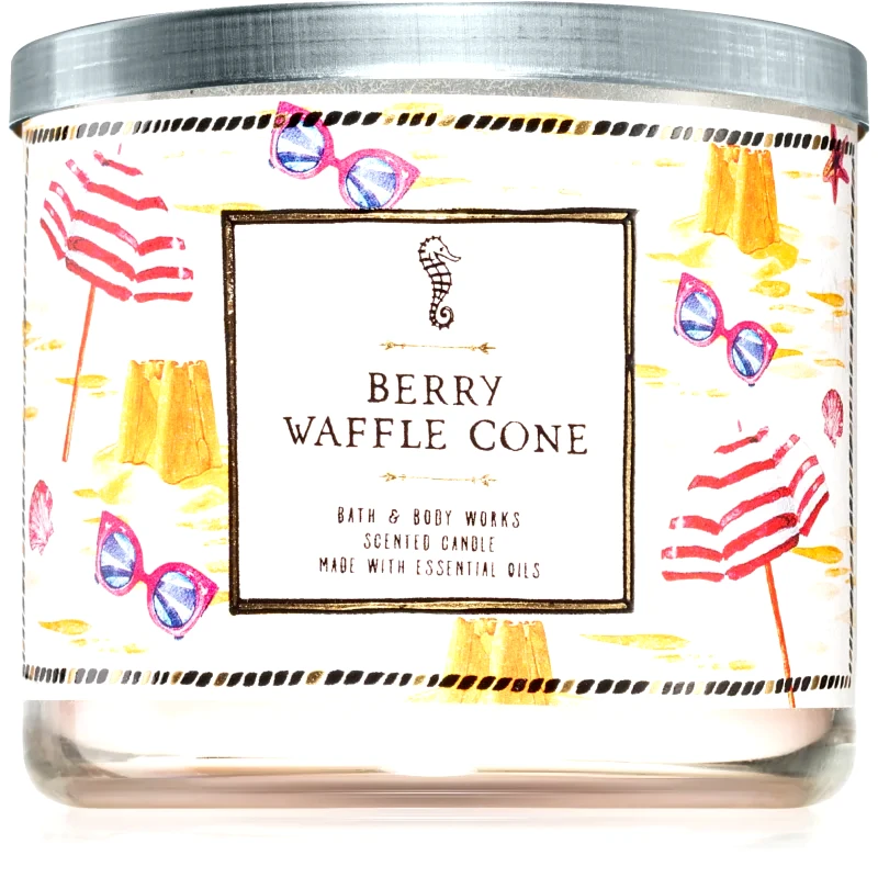 Bath & Body Works Bath & Body Works Berry Waffle Cone αρωματικό κερί 411 γρ
