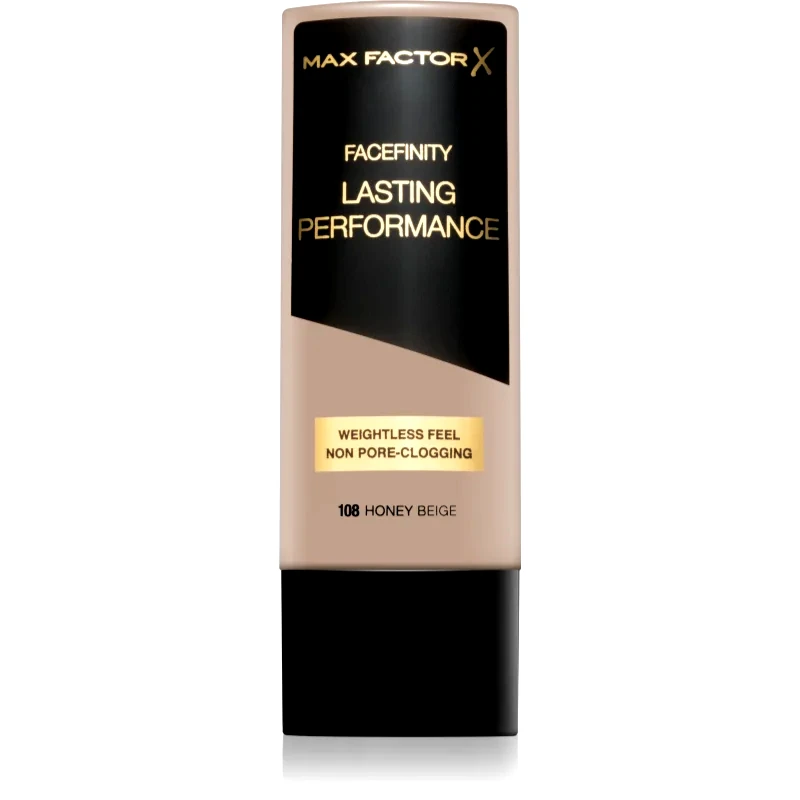 Max Factor Max Factor Facefinity Lasting Performance υγρό μεικ απ για μακρόχρονη επίδραση απόχρωση 108 Honey Beige 35 ml