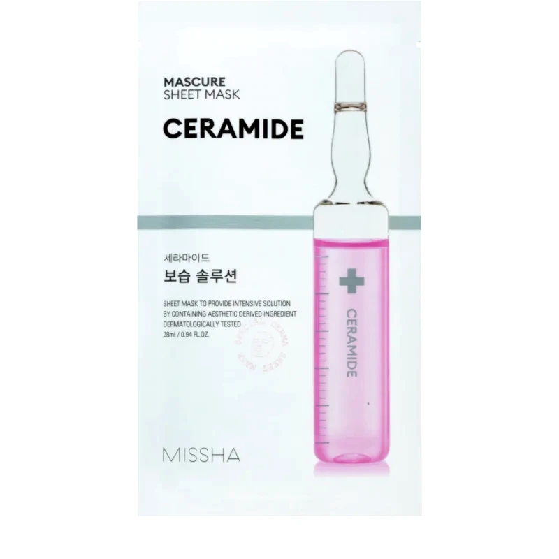 Missha Missha Mascure Ceramide υφασμάτινη μάσκα θρέψης 28 ml