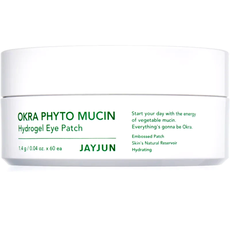 Jayjun Jayjun Okra Phyto Mucin μάσκα υδρογέλης για γύρω από τα μάτια 60 τμχ