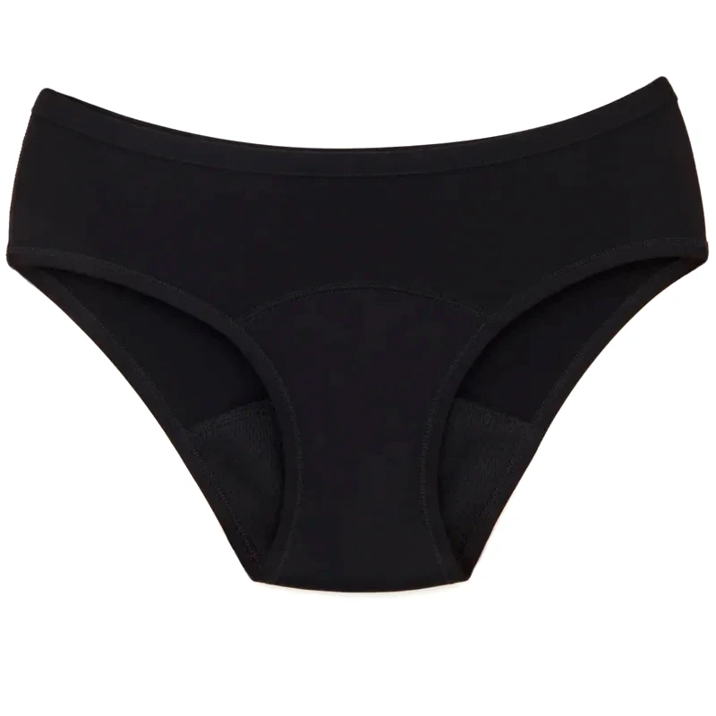 Snuggs Snuggs Period Underwear Classic: Heavy Flow Black υφασμάτινα εσώρουχα περιόδου για βαριά έμμηνο ρύση μέγεθος L 1 τμχ