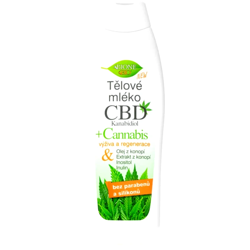 Bione Cosmetics Bione Cosmetics Cannabis CBD θρεπτικό γάλα για το σώμα με CBD 500 ml