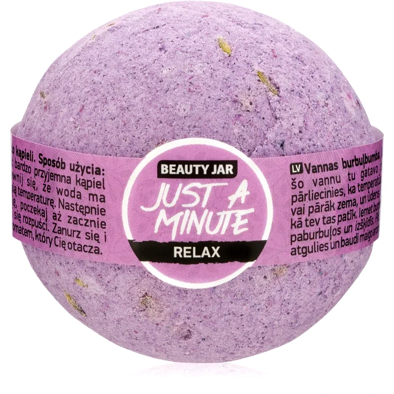 Beauty Jar Beauty Jar Just A Minute Relax βόμβα μπάνιου με λεβάντα 150 γρ