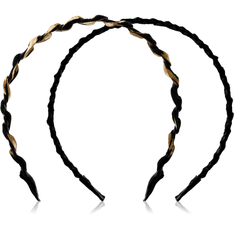 invisibobble invisibobble Hairhalo True Dark Sparkle στέκα 2x1 τμχ
