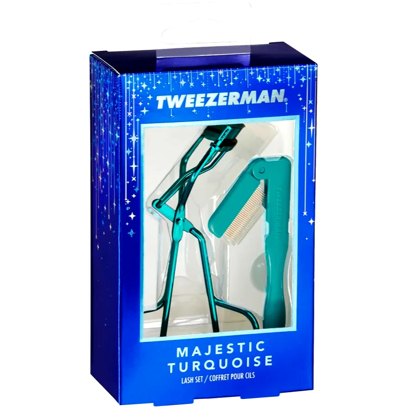 Tweezerman Tweezerman Majestic Turquoise σετ δώρου για τις βλεφαρίδες