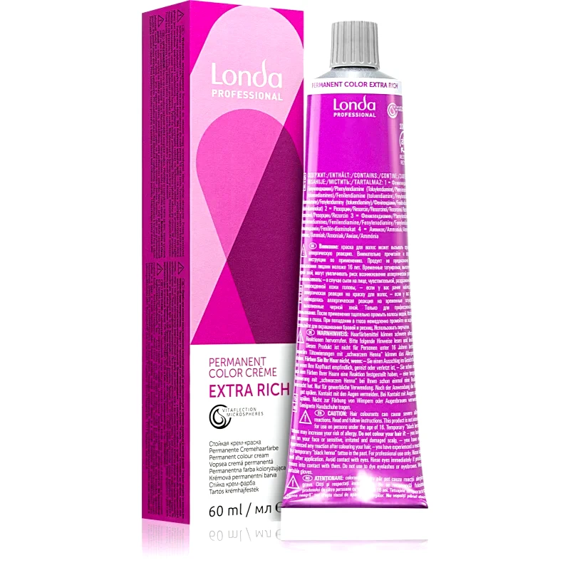 Londa Professional Londa Professional Permanent Color Extra Rich μόνιμη βαφή μαλλιών 7/74 60 ml