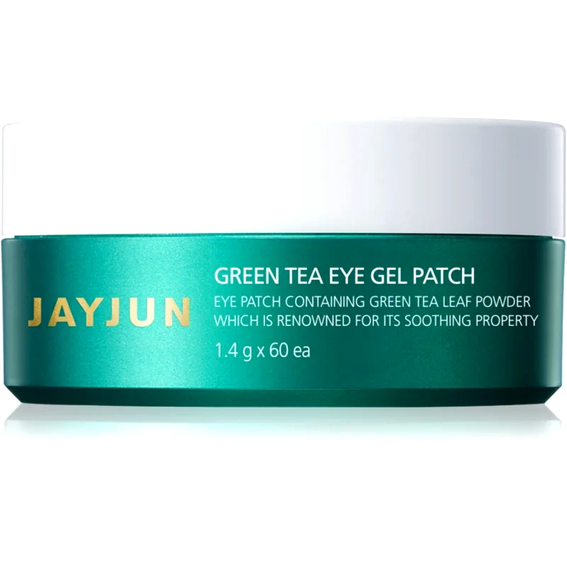 Jayjun Jayjun Eye Gel Patch Green Tea μάσκα υδρογέλης για γύρω από τα μάτια για λαμπρότητα και ενυδάτωση 60x1.4 γρ