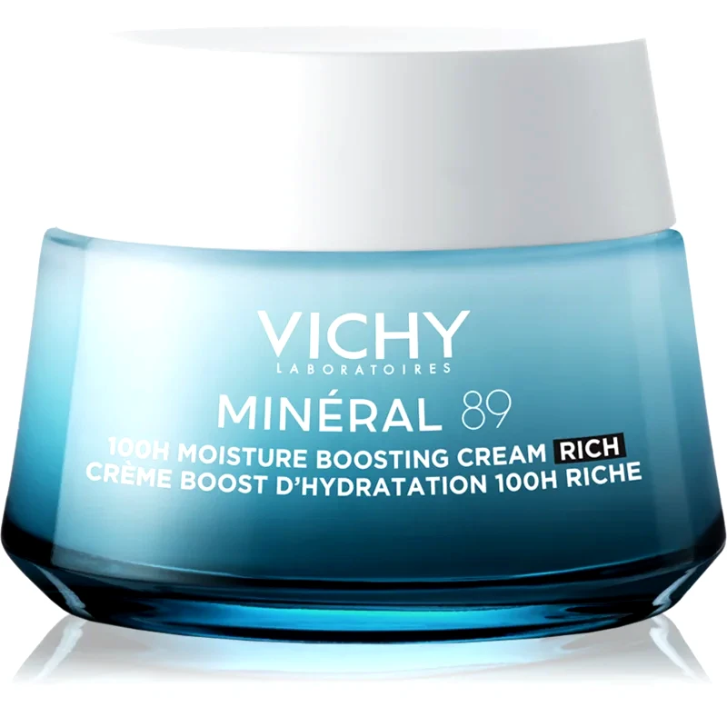 Vichy Vichy Minéral 89 100H πλούσια ενυδατική κρέμα 100h 50 ml
