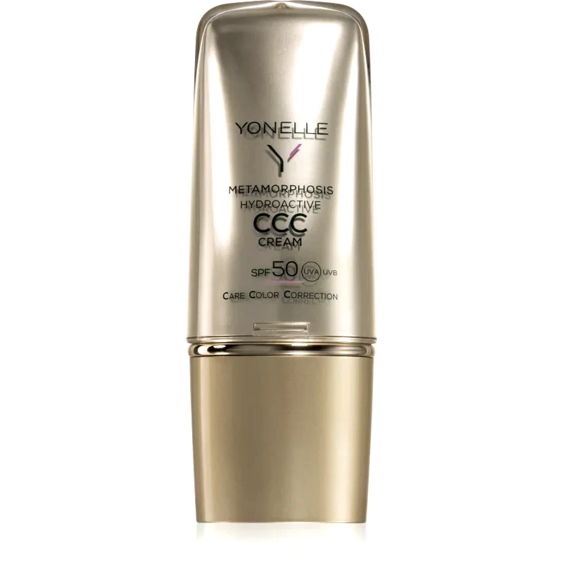 Yonelle Yonelle Metamorphosis κρέμα με χρώμα για το πρόσωπο SPF 50 απόχρωση Gold Tan 30 ml
