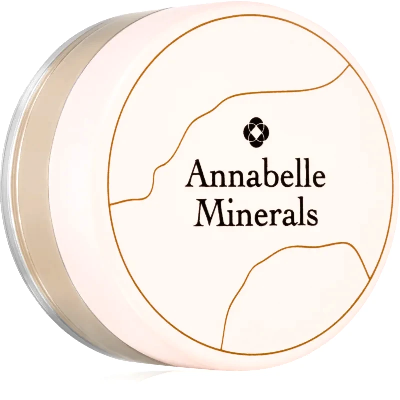 Annabelle Minerals Annabelle Minerals Coverage Mineral Foundation μεταλλικό μεικ απ πούδρας για τέλεια εμφάνιση απόχρωση Golden Fairest 4 γρ