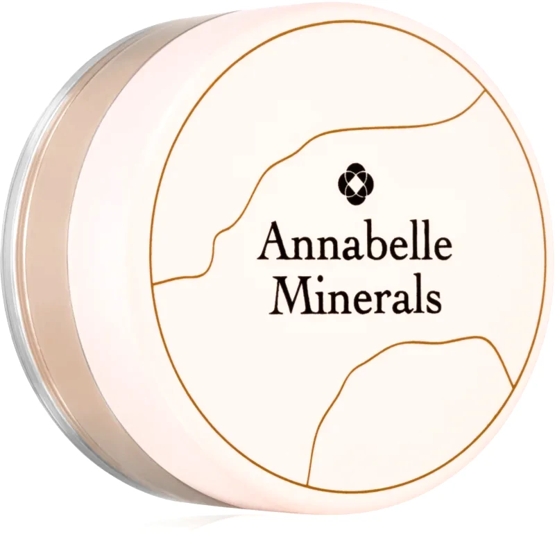 Annabelle Minerals Annabelle Minerals Coverage Mineral Foundation μεταλλικό μεικ απ πούδρας για τέλεια εμφάνιση απόχρωση Natural Light 4 γρ