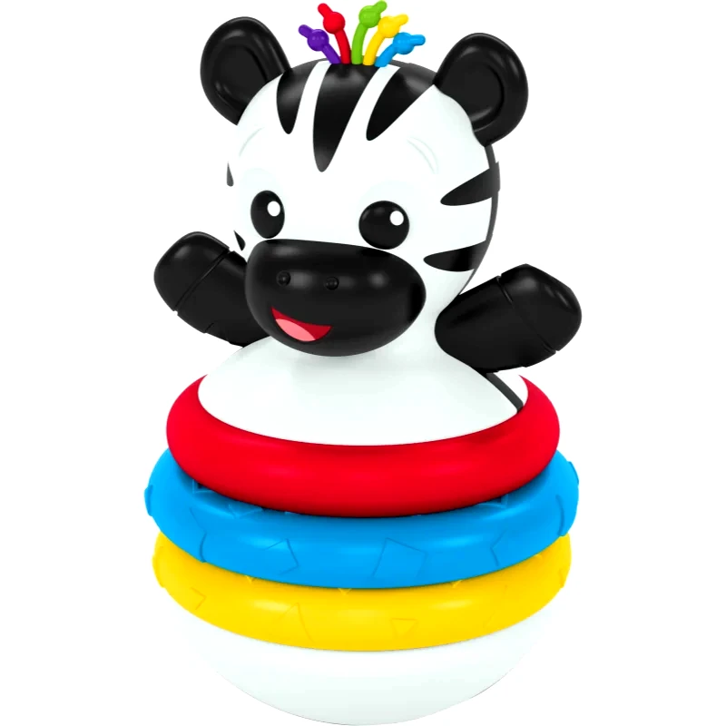 Baby Einstein Baby Einstein Stack & Wobble Zen Zebra παιχνίδι με μασητικό 3 m+ 1 τμχ