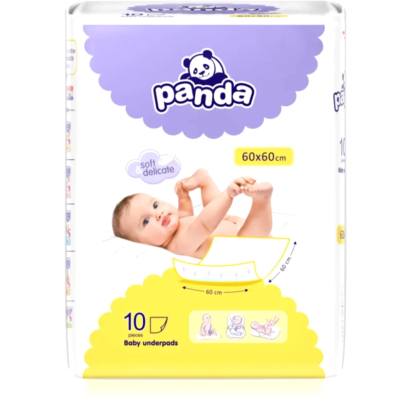Bella Baby Happy Bella Baby Happy Panda σελτεδάκια μιας χρήσης 60x60cm 10 τμχ