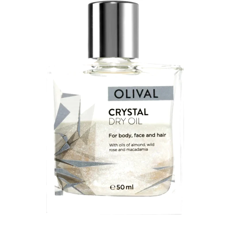 Olival Olival Crystal Dry Oil πολυλειτουργικό ξηρό λάδι με στρας Για πρόσωπο, σώμα και μαλλιά 50 ml