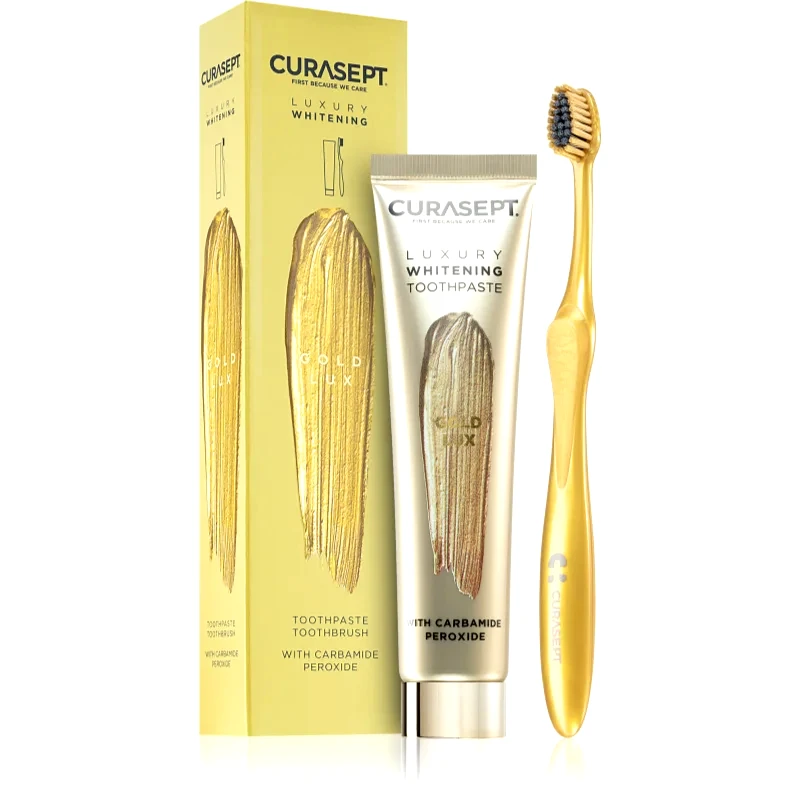 Curasept Curasept Gold Lux Set σετ λεύκανσης για δόντια