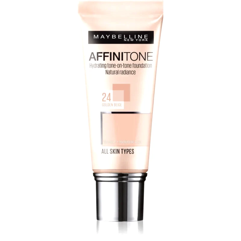 MAYBELLINE NEW YORK Affinitone ενυδατικό μεικ απ απόχρωση 24 Golden Beige 30 ml φωτογραφία
