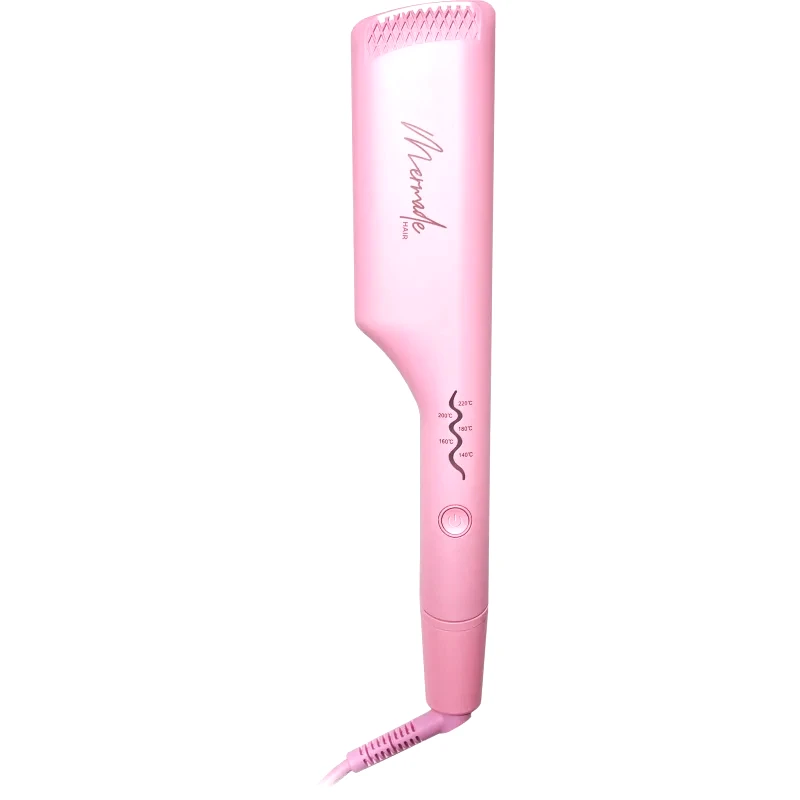Mermade Mermade Double Waver Pink σίδερο για τα μαλλιά 1 τμχ