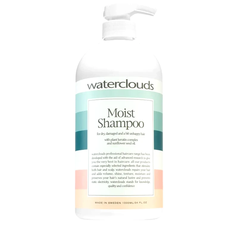 Waterclouds Waterclouds Moist Shampoo ενυδατικό σαμπουάν για ξηρά μαλλιά 1000 ml