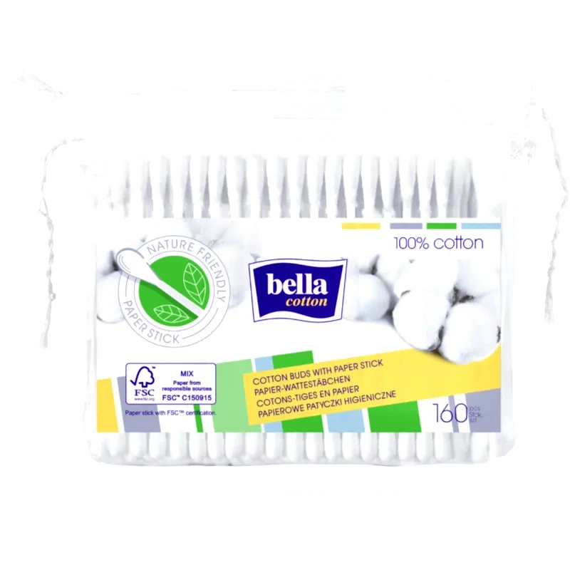 BELLA BELLA Cotton μπατονέτες 160 τμχ