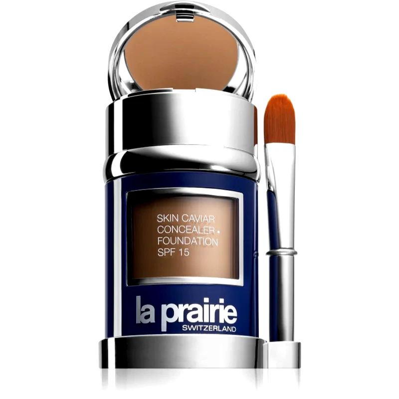 La Prairie La Prairie Skin Caviar Concealer Foundation μεικ απ και διορθωτής SPF 15 απόχρωση Mocha 30 ml