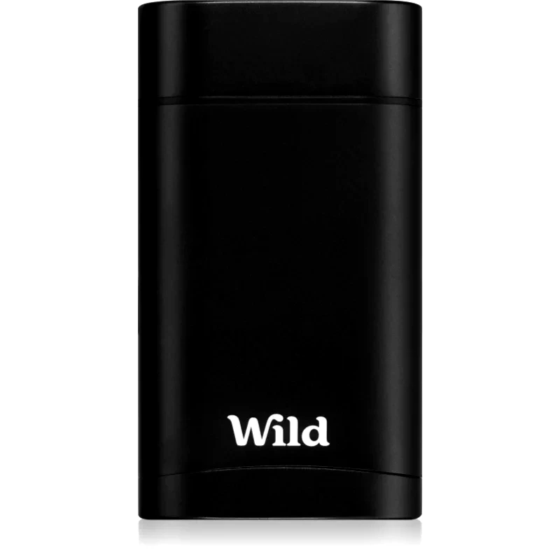 Wild Wild Fresh Cotton & Sea Salt Men's Black Case στερεό αποσμητικό με τσάντα 40 γρ
