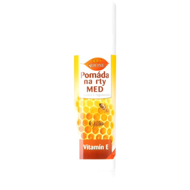 Bione Cosmetics Bione Cosmetics Honey + Q10 προστατευτική και αναγεννητική μυραλοιφή για τα χείλη με βιταμίνη E 17 μλ