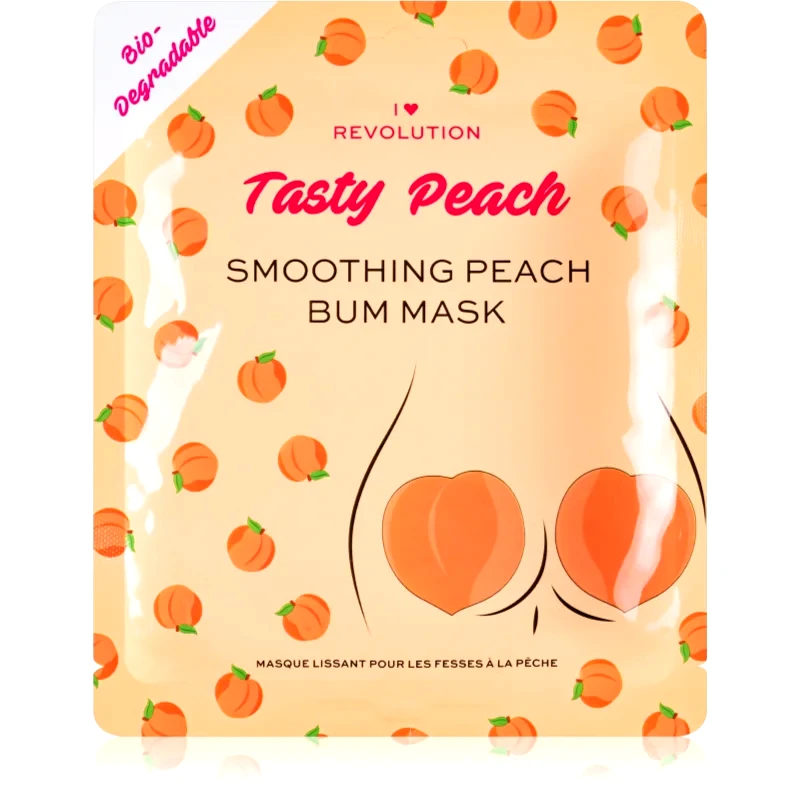I Heart Revolution I Heart Revolution Tasty Peach εντατική μάσκα υδρογέλης για γλουτούς και γοφούς 2 τμχ