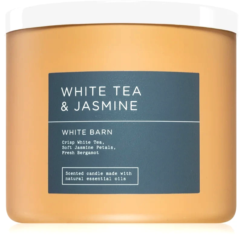 Bath & Body Works Bath & Body Works White Tea & Jasmine αρωματικό κερί 411 γρ