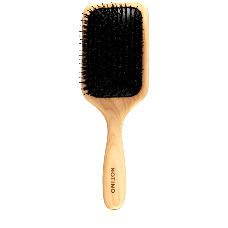 Notino Notino Hair Collection Flat brush with boar bristles επίπεδη βούρτσα με τρίχες αγριογούρουνου 1 τμχ