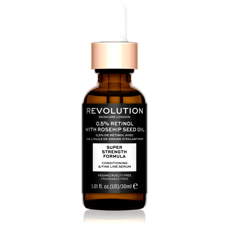 Revolution Skincare Revolution Skincare Retinol 0.5% With Rosehip Seed Oil αντιρυτιδικός και ενυδατικός ορός 30 μλ