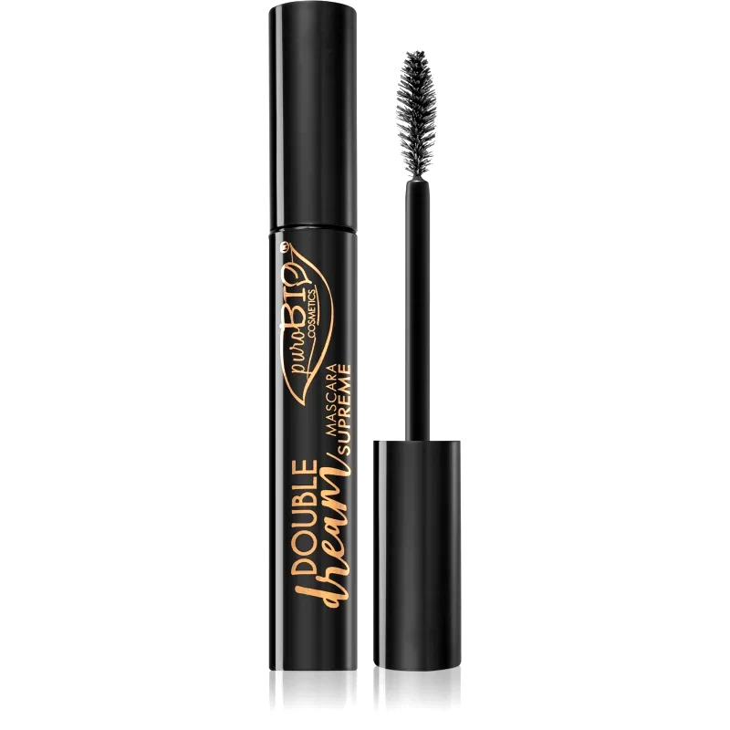 puroBIO Cosmetics puroBIO Cosmetics Double Dream αναδιαμορφωτική μάσκαρα με θρεπτικό αποτέλεσμα 11 ml