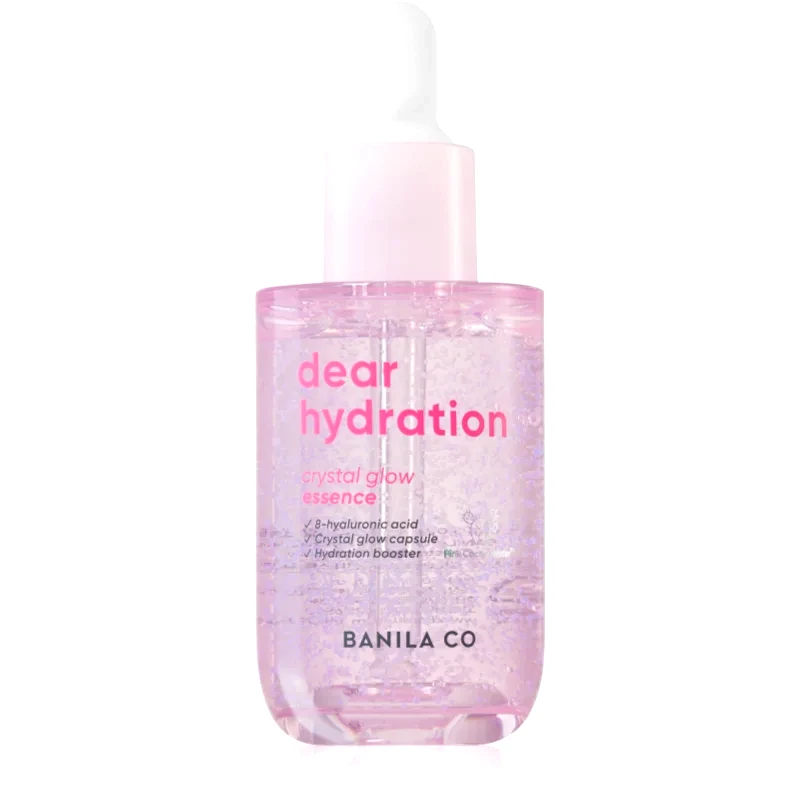 Banila Co. Banila Co. dear hydration crystal glow essence εντατικά ενυδατικός ορός για ξηρή επιδερμίδα 50 ml