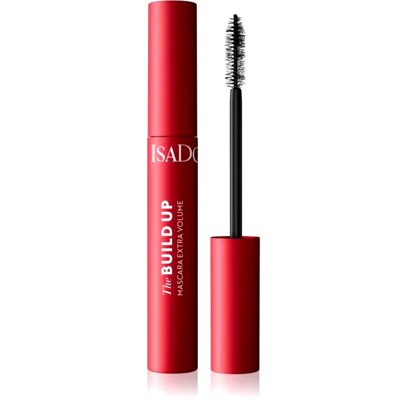 IsaDora IsaDora Build Up Mascara Extra Volume μάσκαρα για επιπλέον όγκο απόχρωση 01 Super Black 10 ml