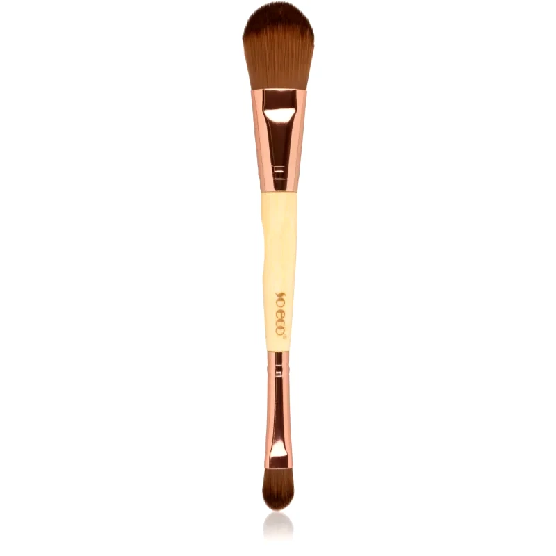 So Eco So Eco Foundation & Concealer Duo Πινέλο για foundation και concealer διπλής όψης 1 τμχ