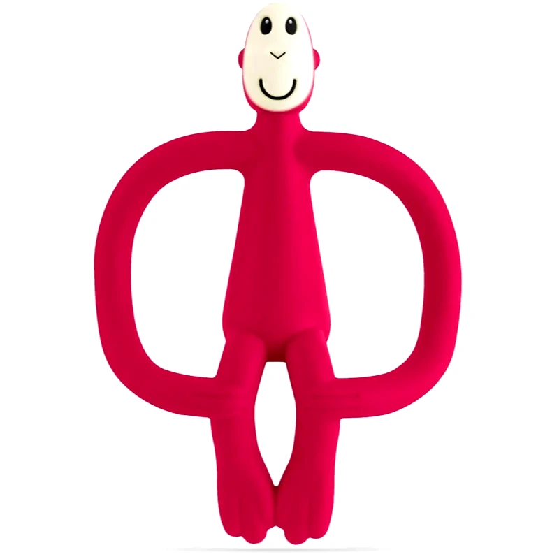 Matchstick Monkey Matchstick Monkey Teething Toy and Gel Applicator μασητικό με βούρτσα 2 σε1 Ruby 1 τμχ