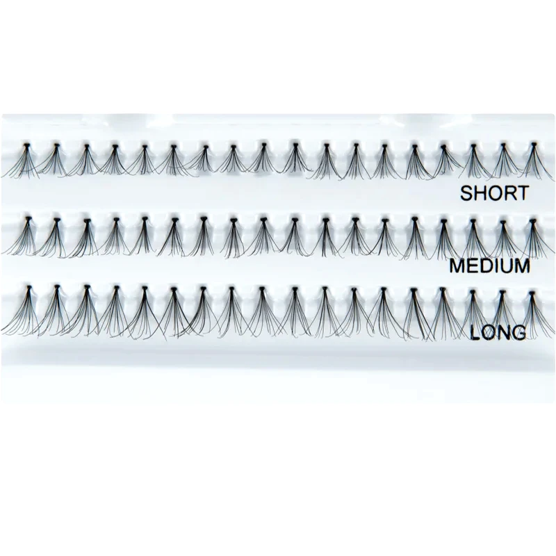 Eye Candy Eye Candy Individual Eyelash Extensions αυτοκόλητες βλεφαρίδες σε τουφάκια με κόμπο 54 τμχ