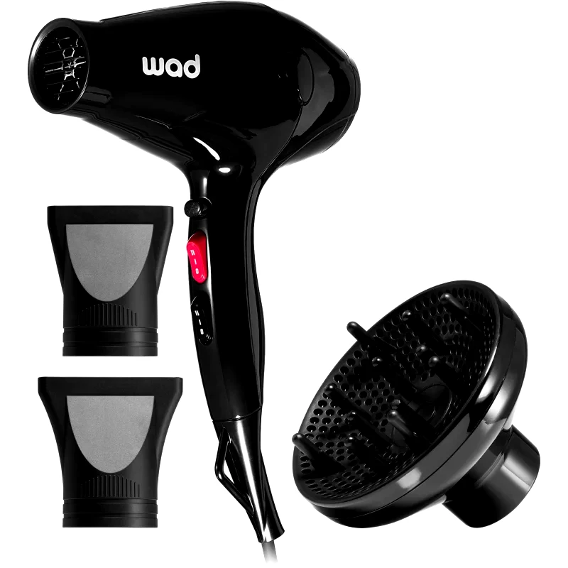 Wad Wad Atmosfer Hair Dryer Black πιστολάκι μαύρη 1 τμχ