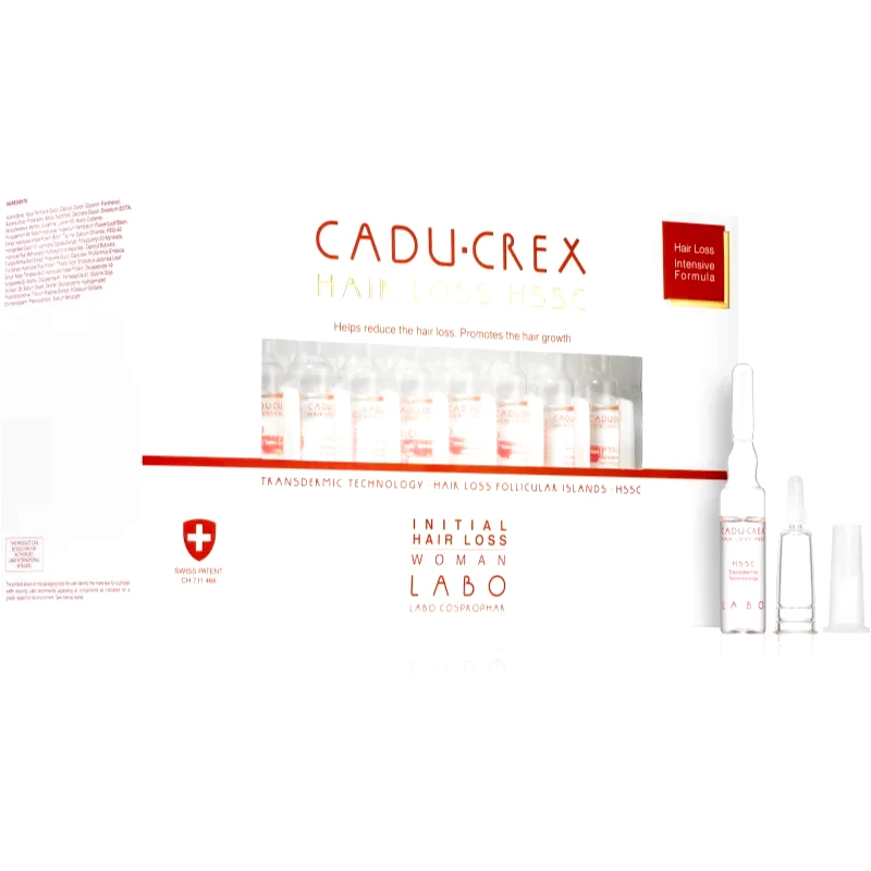 CADU-CREX CADU-CREX Hair Loss HSSC Initial Hair Loss θεραπεία μαλλιών για γυναίκες για την αντιμετώπιση της τριχόπτωσης σε αρχικό στάδιο για γυναίκες 40x3,5 ml
