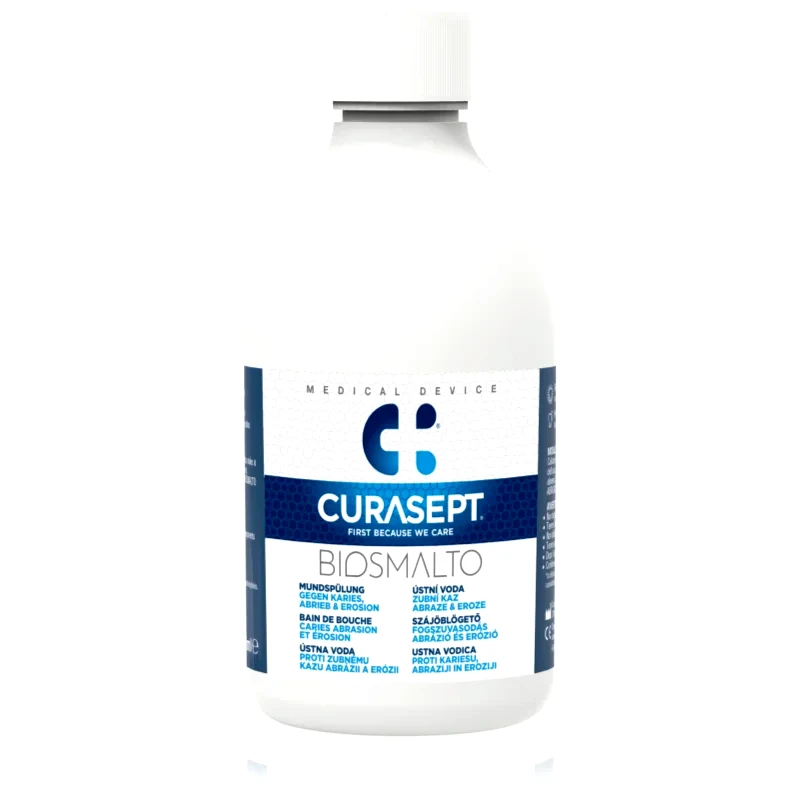 Curasept Curasept Biosmalto Caries Abrasion & Erosion στοματικό διάλυμα για ενίσχυση και ανανέωση του σμάλτου 300 ml