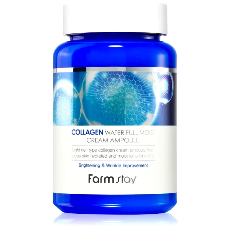Farmstay Farmstay Collagen Water Full Moist Cream Ampoule ενυδατική κρέμα σε αμπούλες 250 ml