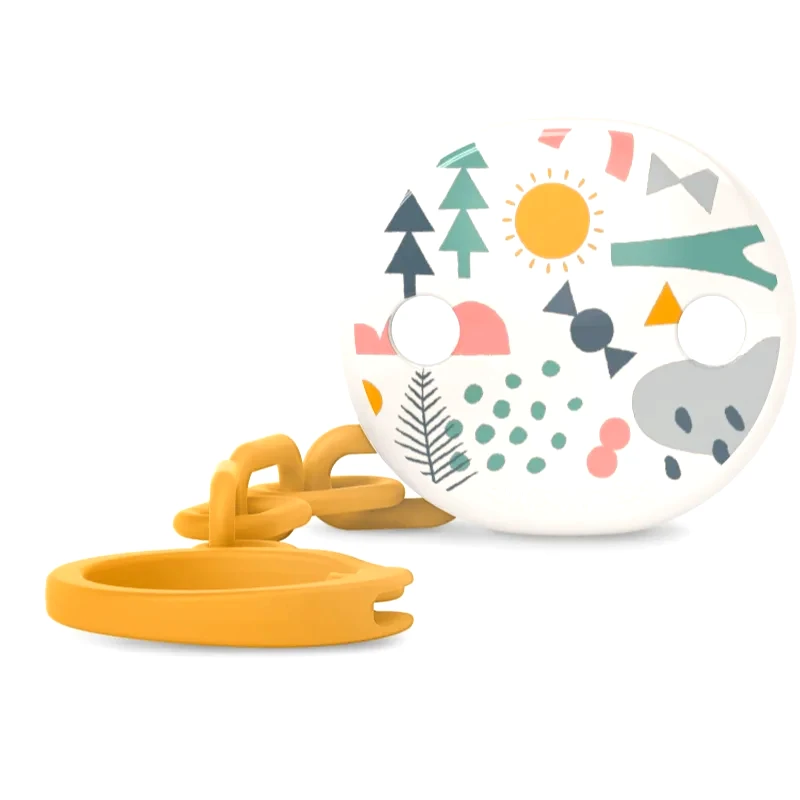 Suavinex Suavinex Walk Soother Clip κλιπ πιπίλας Yellow 1 τμχ