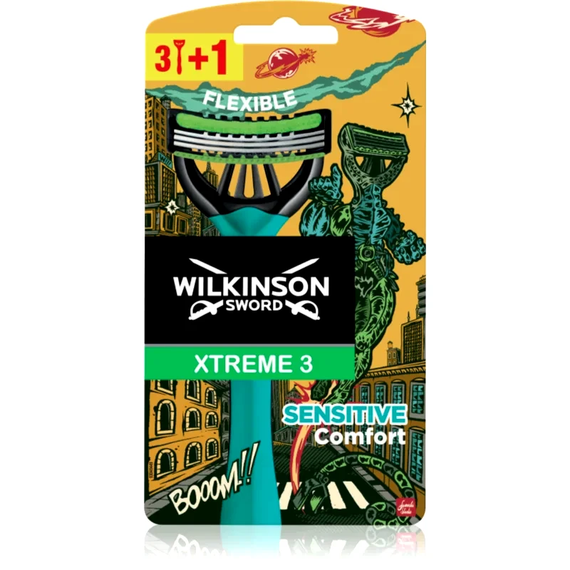 Wilkinson Sword Wilkinson Sword Xtreme 3 Sensitive Comfort (limited edition) μιας χρήσεως ξυραφάκια για άντρες 4 τμχ