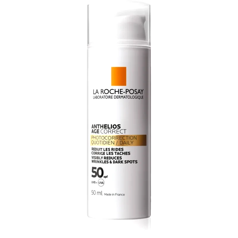 La Roche-Posay La Roche-Posay Anthelios Age Correct προστατευτική κρέμα ημέρας κατά της γήρανσης της επιδερμίδας SPF 50 50 ml