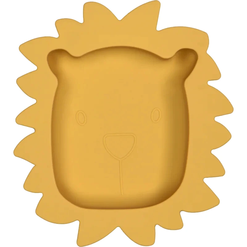 Tryco Tryco Silicone Plate Lion πιάτο Honey Gold 1 τμχ