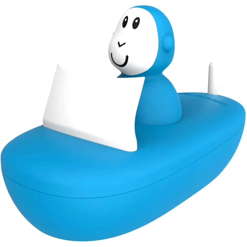 Matchstick Monkey Matchstick Monkey Endless Bathtime Fun Boat Set παιχνίδι νερού Blue 2 τμχ