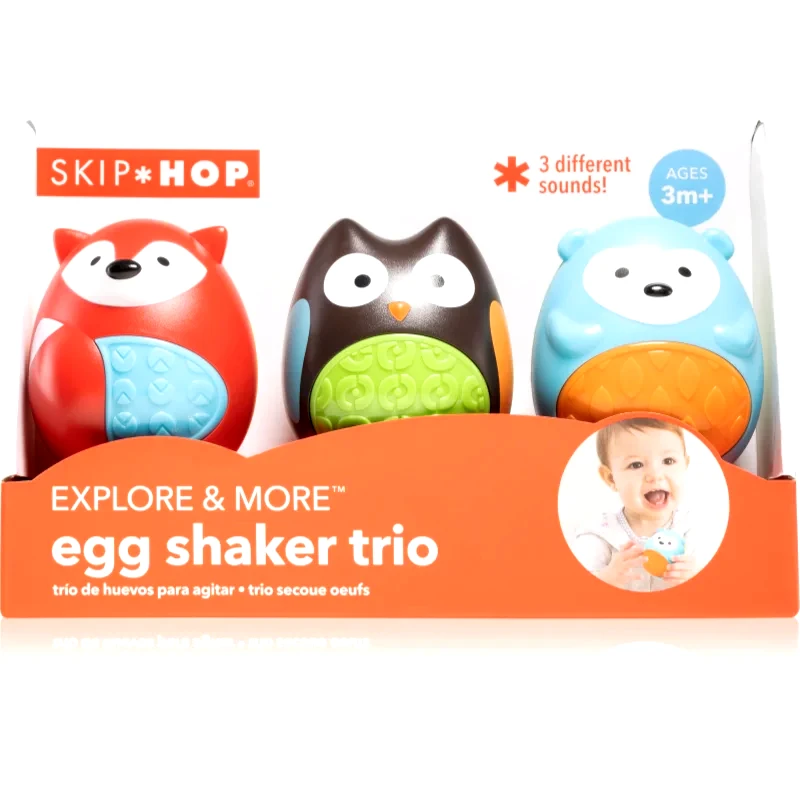 Skip Hop Skip Hop Explore&More κουδουνίστρα 3m+ 3 τμχ